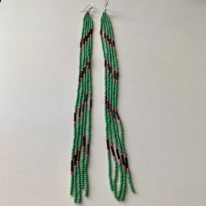 9" Beaded Earrings